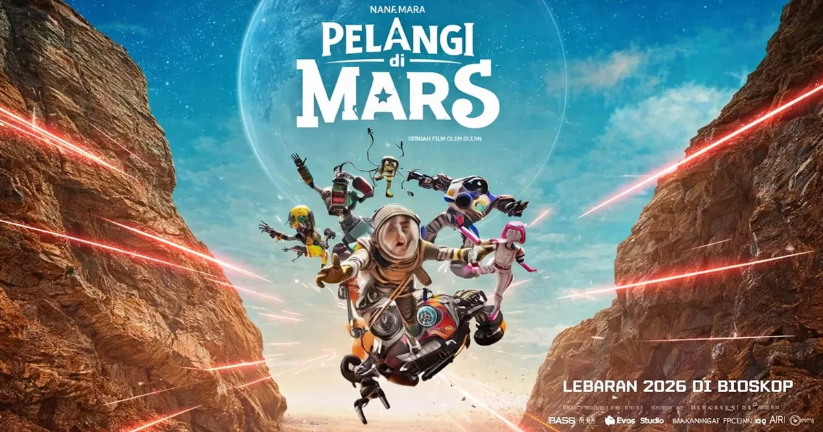 Pelangi di Mars mengangkat kisah perjalanan seorang anak di Planet Mars untuk mengemban misi mengatasi krisis air di Bumi. (Cinema 21)