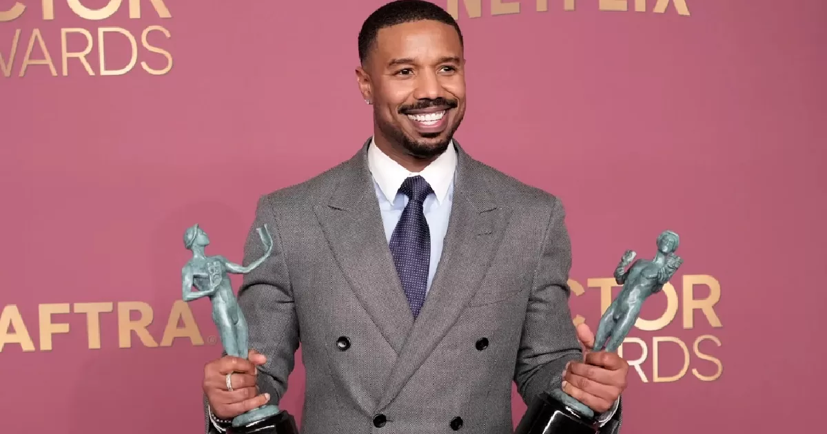 Michael B. Jordan mengalahkan Timothee Chalamet dengan merebut gelar Best Actor dari Actor Awards 2026. (Film Magic)
