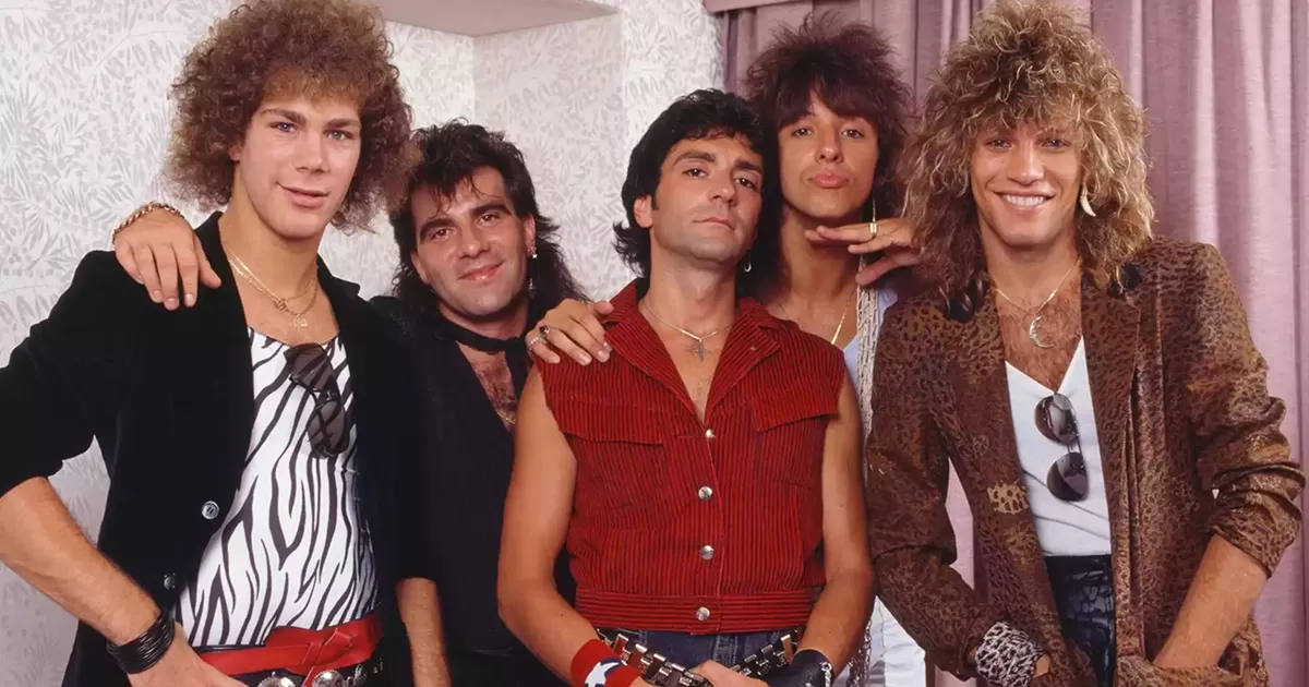Bon Jovi formasi awal. Film biopik tentang band asal New Jersey, Amerika, ini tengah disiapkan oleh Universal Pictures. (People)