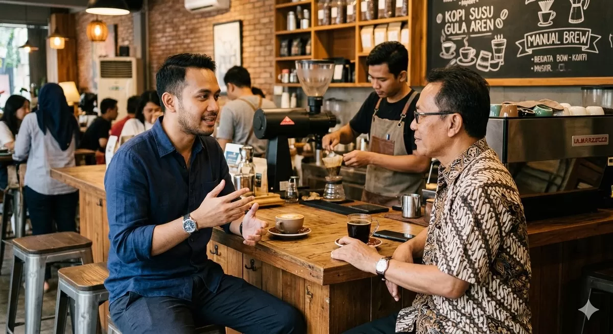 Lakukan pendekatan non formal dan mendapatkan persetujuan kecil saat memberikan usulan kepada atasan yang defensif. (Pejuangkantoran.com/Made with Google AI)