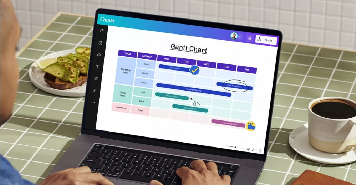 Ilustrasi: Gantt Chart membantu melakukan penjadwalan, pengelolaan, dan pemantauan tugas dan sumber daya dalam project tertentu. (Canva)