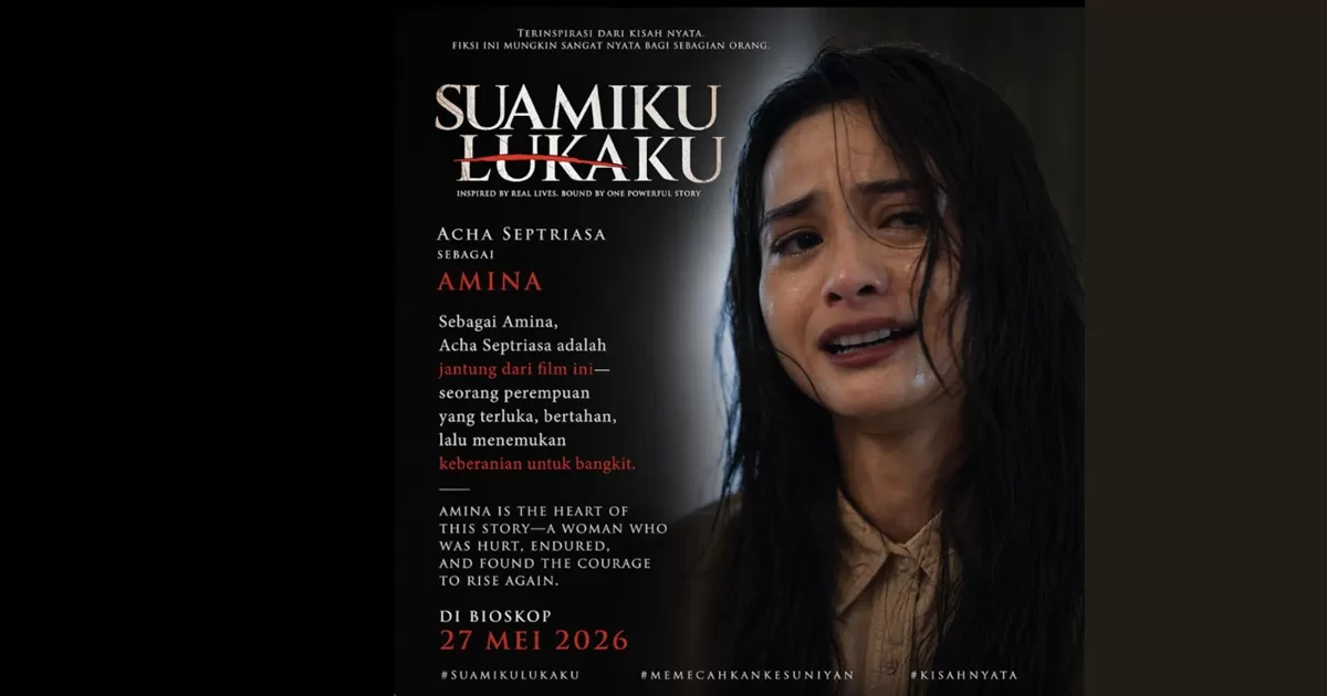 Acha Septriasa berperan sebagai ibu yang mengalami KDRT dalam film "Suamiku Lukaku". (IMDb)