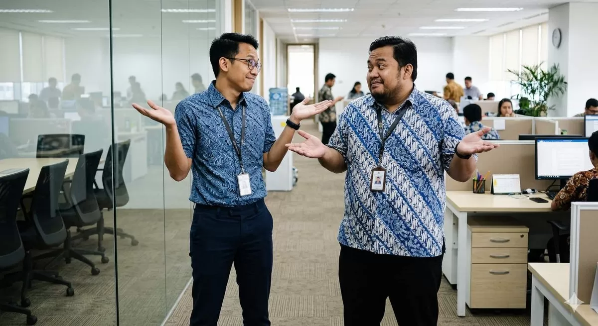Jangan bangga dulu kalau berat badan kamu normal, ada yang emncam yaitu TOFI (Thins Outside Fat Inside) yang menjadikan risiko Diabetes Tipe 2 meningkat. (Pejuangkantoran.om/Made with Google AI)