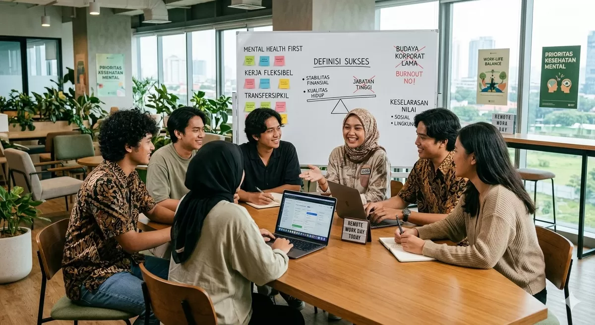 Apa yang Dicari Gen Z dalam Melirik Perusahaan Idamannya? Tidak Hanya Gaji Besar dan Kestabilan Karir.  (Google Gemini)