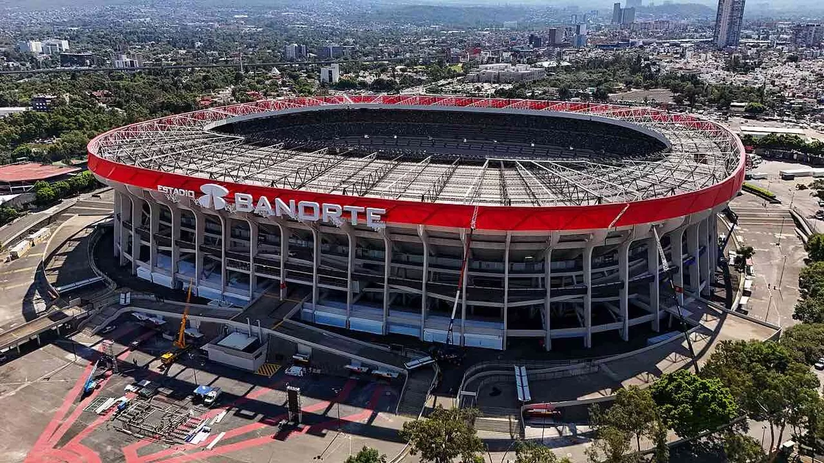 Stadion Azteca, Mexico City, Meksiko, tempat pertandingan pembukaan Piala Dunia 2026 diselenggarakan. (ProtoplasmaKid)