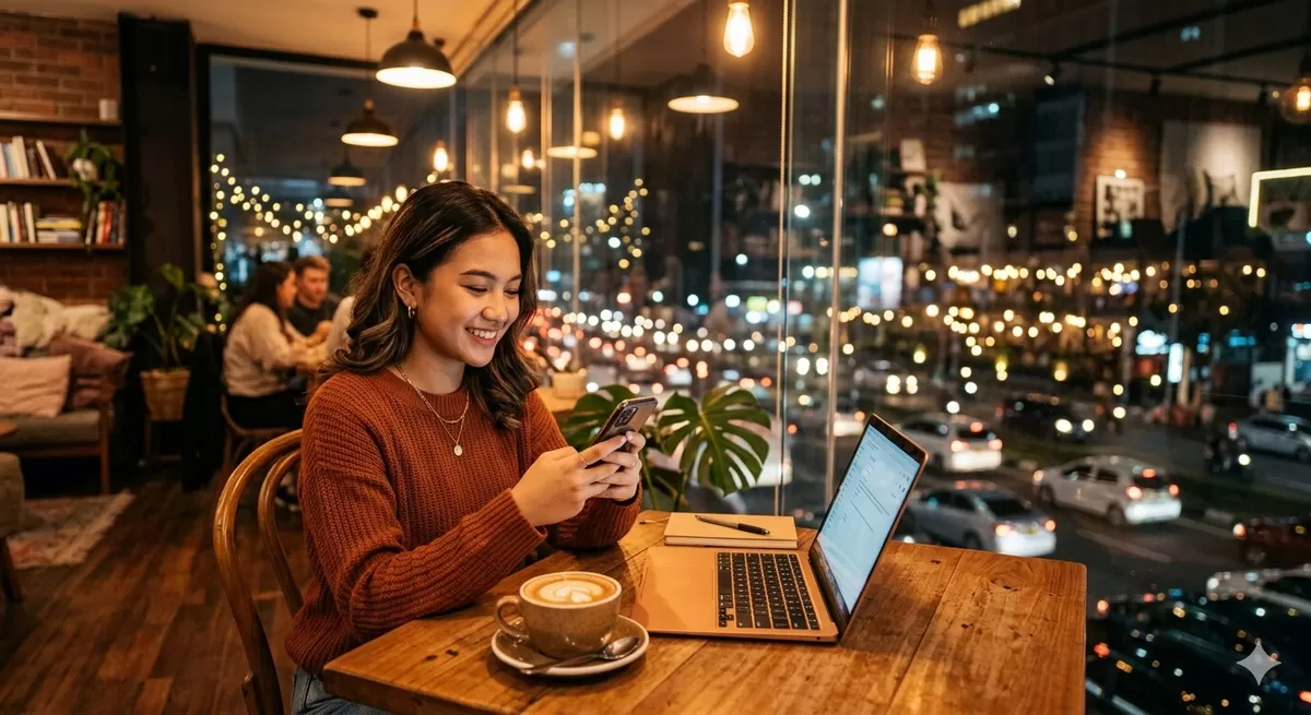 Sebagai generasi yang tumbuh besar dengan ponsel pintar di tangan, batasan antara "sedang kerja" dan "sedang hidup" menjadi sangat tipis. Inilah yang melahirkan pergeseran paradigma ke arah Work-Life Integration.  (Pejuang Kantoran/Google Gemini)