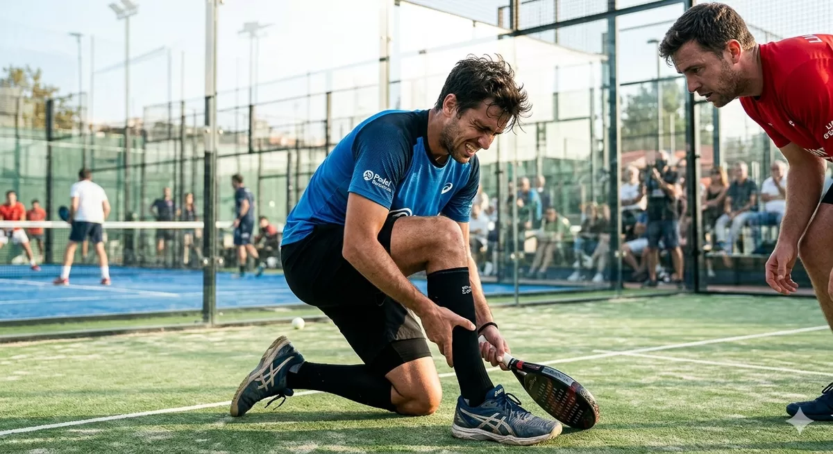 Cedera pada olahraga padel bisa dicegah selama kita rajin strength training dan pemanasan yang benar sebelum bermain padel (Freepik)