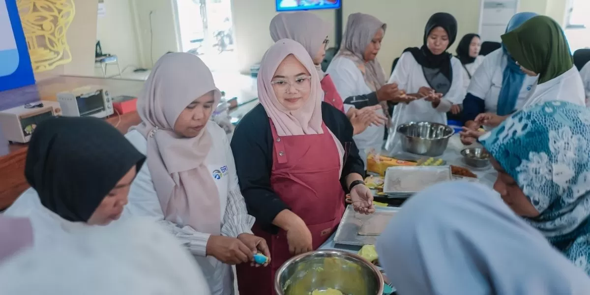Lewat BRI Peduli, BRI memberikan bekal pelatiha kewirausahaan kepada purna Pekerja Migran Indonesia. (BRI Peduli)