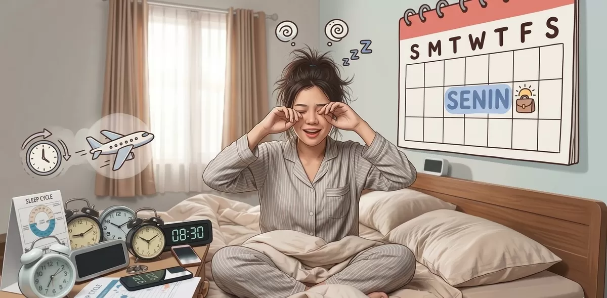 Hari Senin kadang menjadi hari yang paling berat yang harus kita jalani dibandingkan hari yang lain. Mengapa hal itu bisa terjadi? (Pejuang Kantoran/Google Gemini)