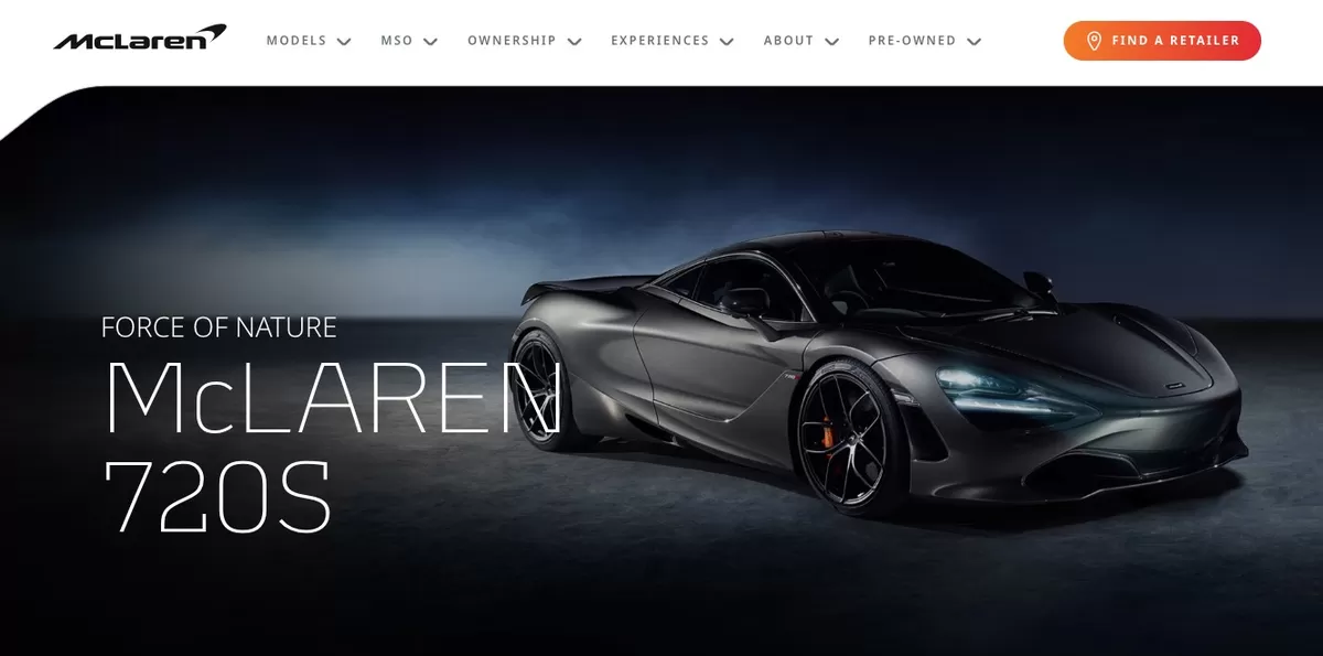 Sejumlah selebritas dunia dikenal mengoleksi dan memiliki seri-seri tertentu supercar McLaren. (Screenshot dari Mclaren.com)