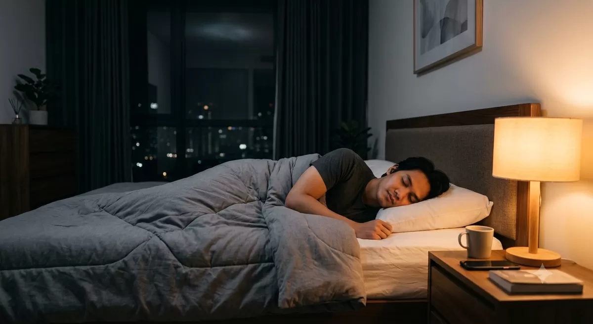 Salah satu komponen recovery yang penting adalah tidur, bahkan Erling Haaland juga mengakuinya. (Pejuangkantoran.com/Made with Google AI)