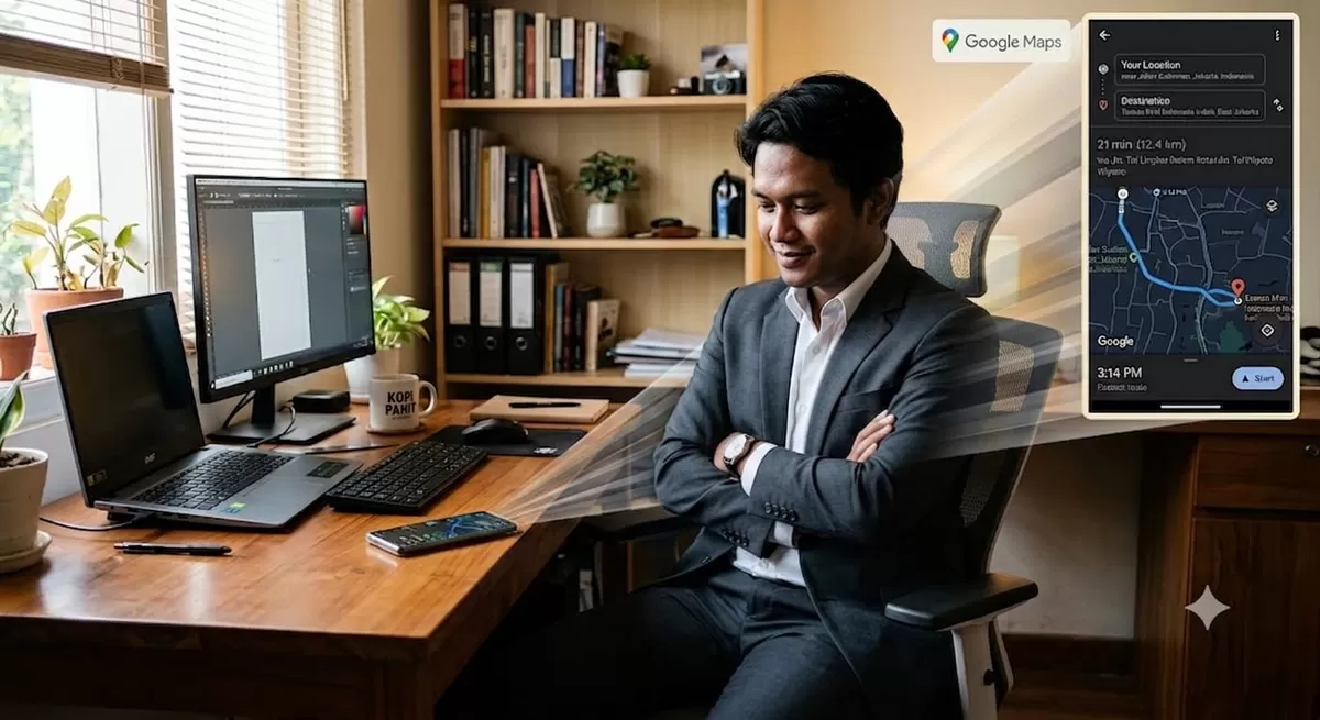 Asisten pribadi kamu ini siaga 24/7, cekatan, pintar, dan tak pernah mengeluh, yaitu AI-native smartphone. (Pejuangkantoran.com/Made with Google AI)