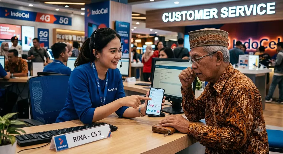 Values personal sangat penting dalam dunia kerja, misal value customer focus yang mengutamakan kepuasan pelanggan. (Pejuangkantoran.com/Made with Google AI)