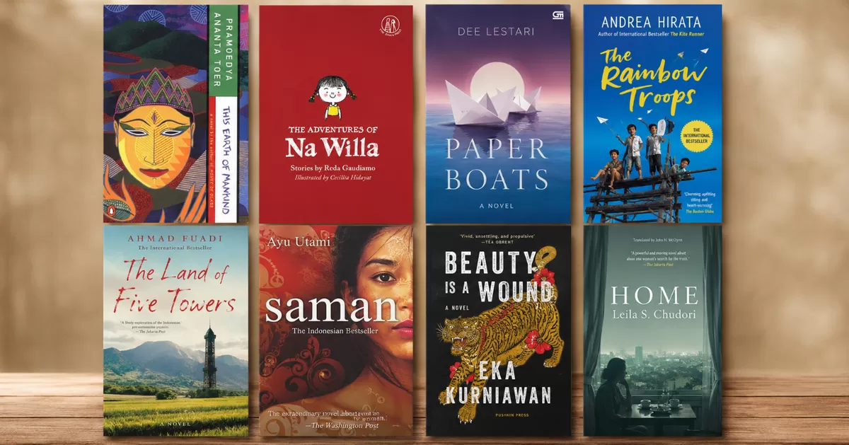Buku-buku ini merupakan karya penulis Indonesia yang sudah diterjemahkan ke Bahasa Inggris.