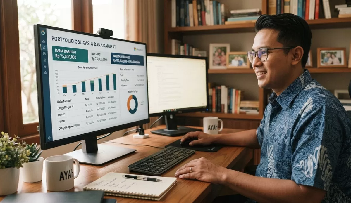 Dalam perencanaan keuangan yang sehat, dana darurat tetap menjadi prioritas utama sebelum membangun portofolio investasi. Dana ini berfungsi sebagai "jaring pengaman" ketika terjadi situasi tak terduga. (Made by AI/PejuangKantoran.com)