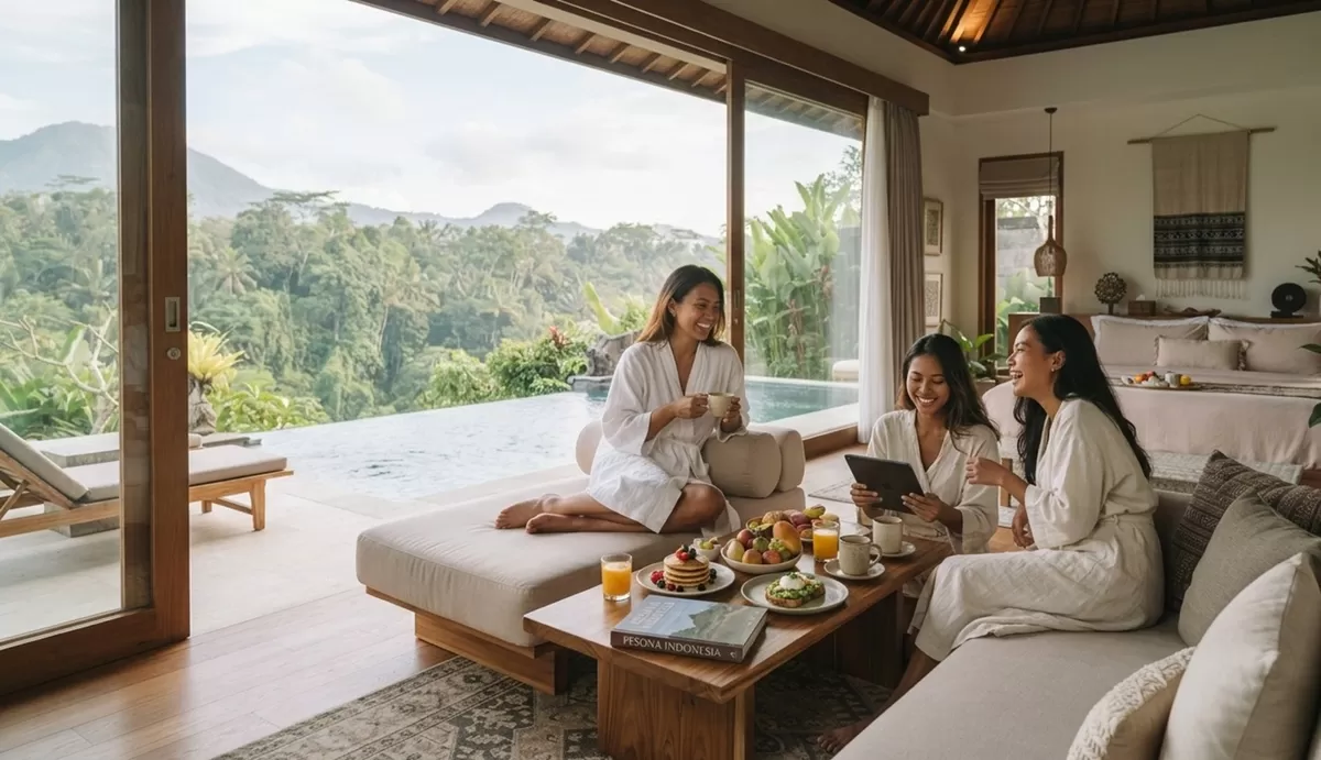 Tujuan utama staycation bukanlah berpindah tempat tidur, melainkan mengurangi tekanan mental dan memberikan ruang bagi tubuh untuk melakukan proses pemulihan. Hotel dengan jarak dekat dari rumah pun akan terasa lebih menyenangkan apabila kamu melakukan staycation dengan tepat. (Google Gemini/PejuangKantoran.com)
