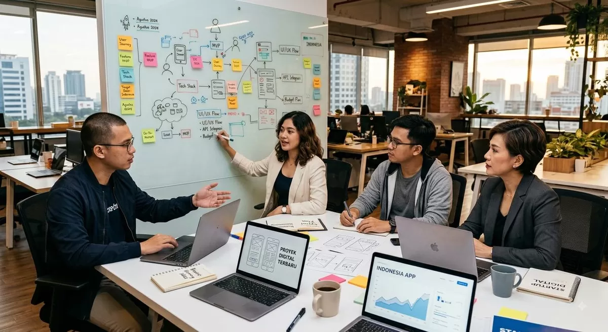 Spotify menerapkan agile working di awal-awal berdirinya dan bisa membuatnya scalling secara cepat. (Pejuangkantoran.com/Made with Google AI)