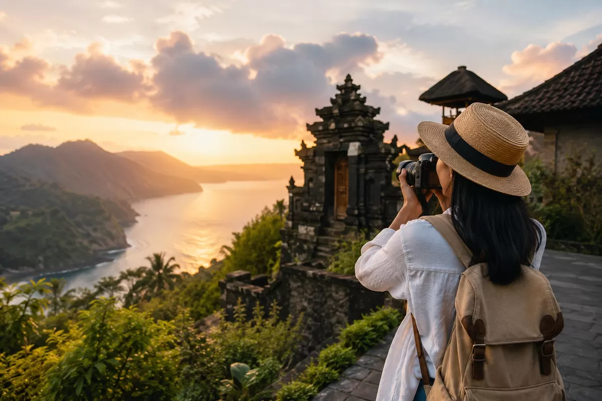 Dalam konteks pariwisata 2026, lore chasing adalah pola pikir perjalanan yang mengutamakan penemuan narasi daripada sekadar melihat pemandangan.  (ChatGPT/PejuangKantoran.com)