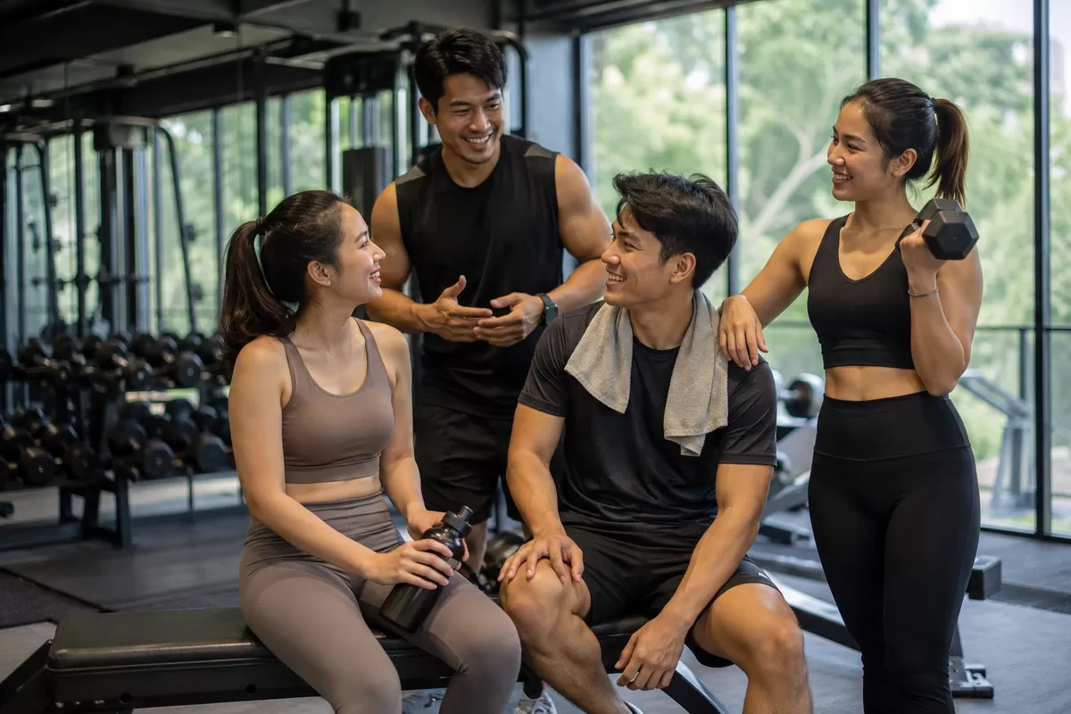 Semakin banyak anak muda mulai melihat kebugaran sebagai cara membangun strength, stamina, energi, serta body confidence agar tubuh terasa lebih kuat dan siap menjalani aktivitas sehari-hari. (Generate by AI/PejuangKantoran.com)
