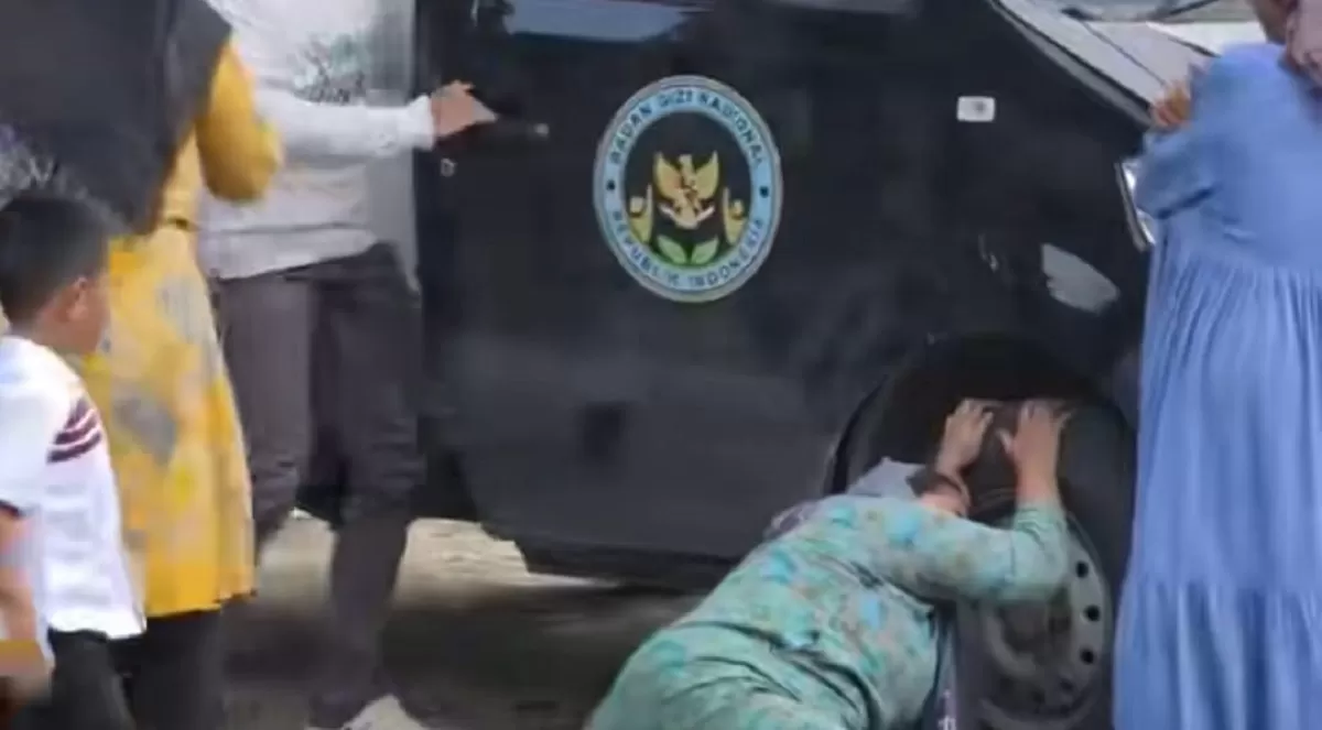 Viral video mobil MBG diduga menabrak balita di Indramayu, Jawa Barat.  (Foto: TikTok/papihcello66)