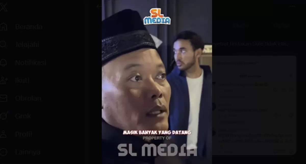 Isi vlog Sule yang dihapus pasca melayat Vidi Aldiano (Tangkap layar)