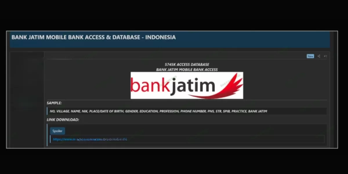 Data nasabah Bank Jatim diduga diretas. (Instagram/ reworkacademycom)