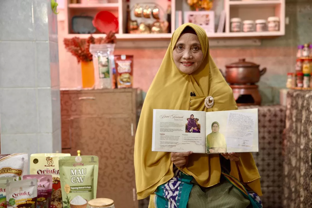 Dewi Aminah, diberdayakan BRI merintis UMKM Bumbu Kemasan (BRI)