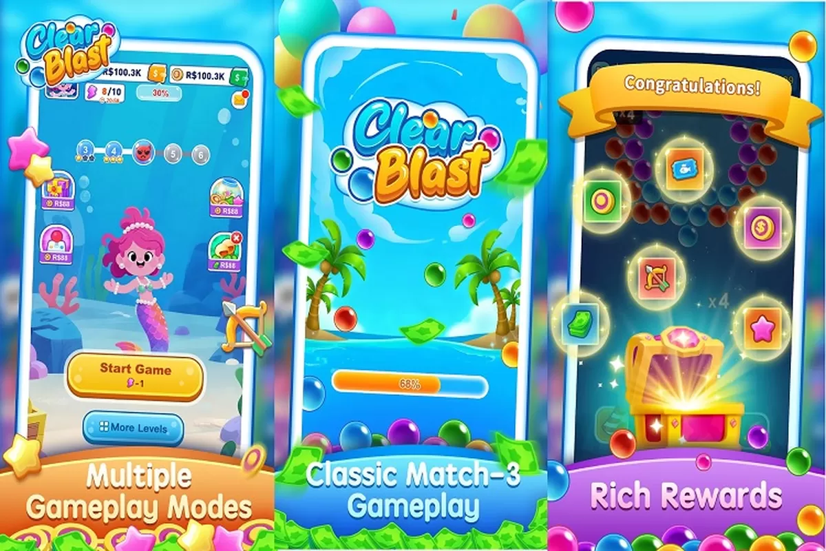 Cara cepat mendapatkan uang di game Clear Blast? Simak tutorial lengkapnya di sini! Dijamin terbukti membayar hingga Rp170.000!