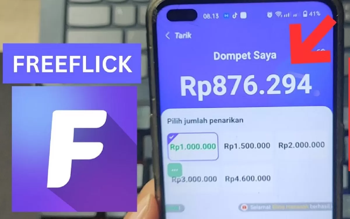 Simak cara menarik uang dari FreeFlick Apk dan apakah WD Rp1 juta benar cair ke DANA. Ketahui syarat penarikan dan prosesnya di sini!