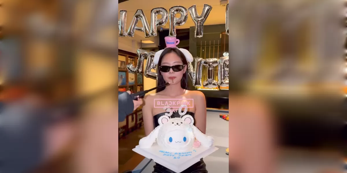Jennie BLACKPINK Menyambut Usia 30 (Instagram @blackpinkjkt)