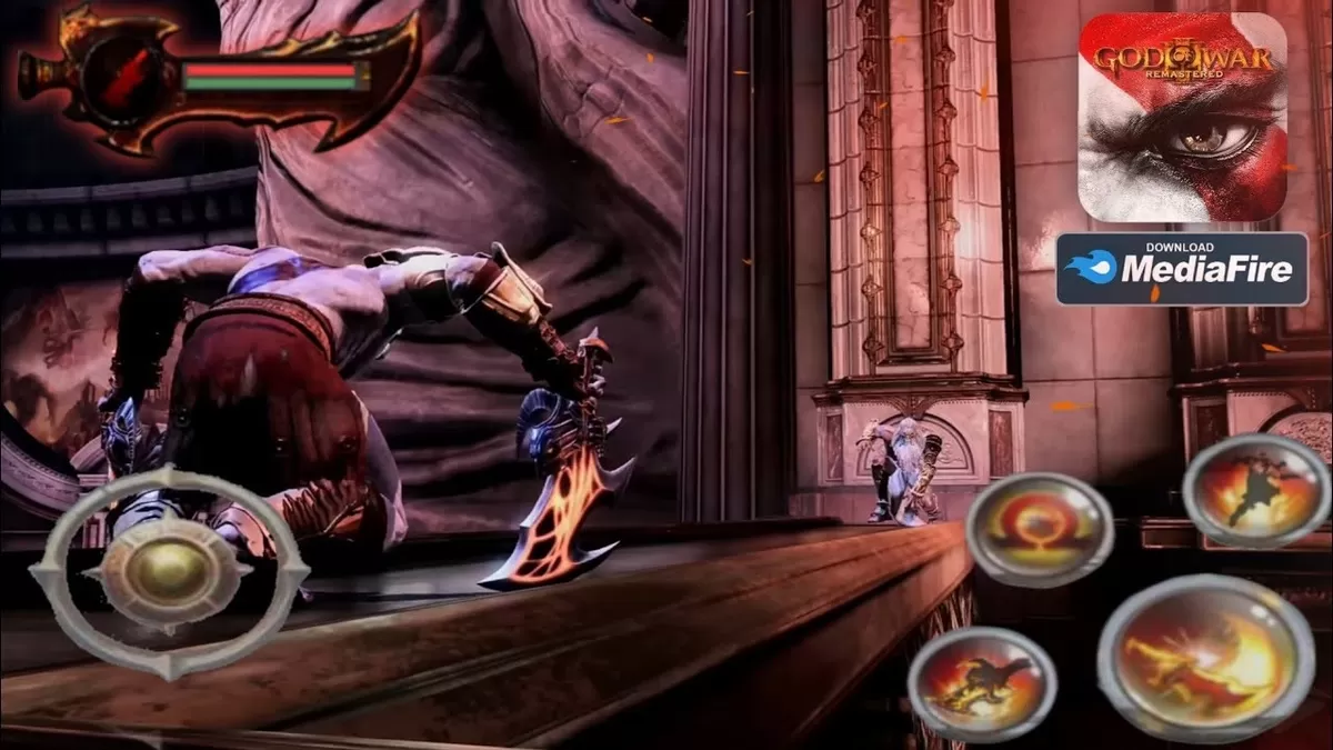 Download dan mainkan God of War: Ghost of Sparta PPSSPP ukuran kecil dengan grafik HD di Android &amp; PC. Nikmati petualangan epik Kratos denga