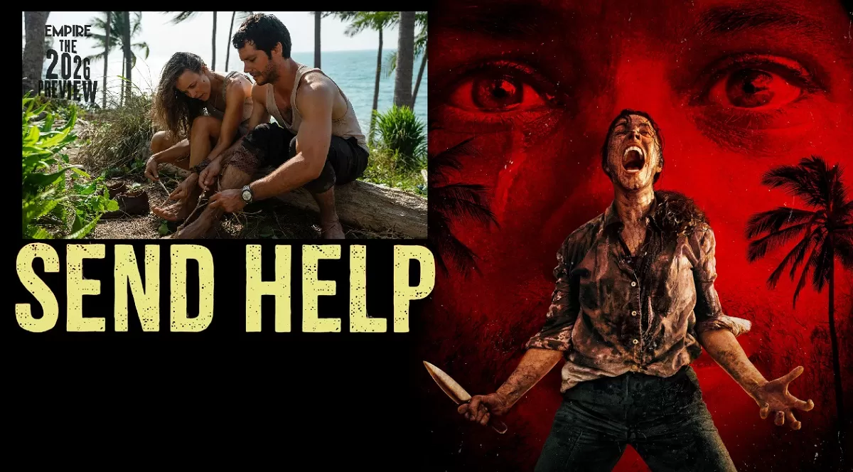 Nonton &amp; Download Send Help (2026), film horor komedi terbaru Sam Raimi tentang survival di pulau terpencil. Tayang perdana 28 Januari 2026!