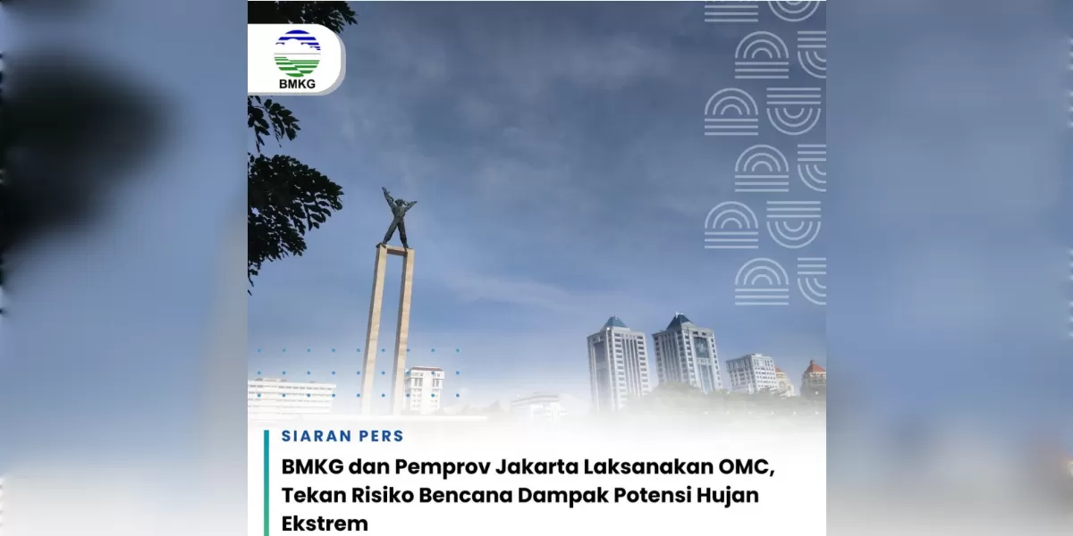 BMKG Gelar Operasi Cuaca di Jakarta (Instagram @infobmkg)