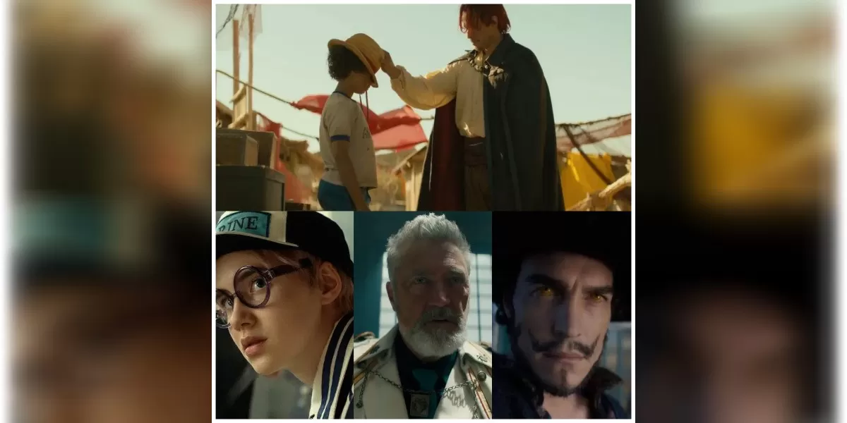 Karakter yang tidak akan muncul di live action one piece season 2 (Kolase tangkapan layar dari netflix )