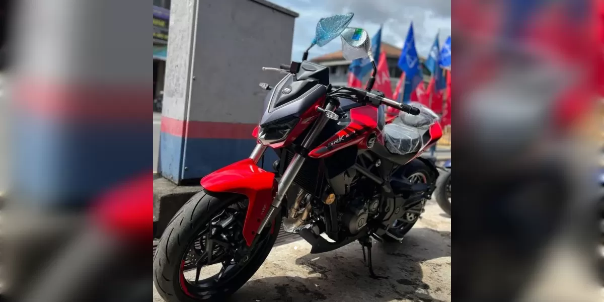 QJMotor SRK250 RD 2026 hadir di Malaysia (Instagram @hotbikepenang)