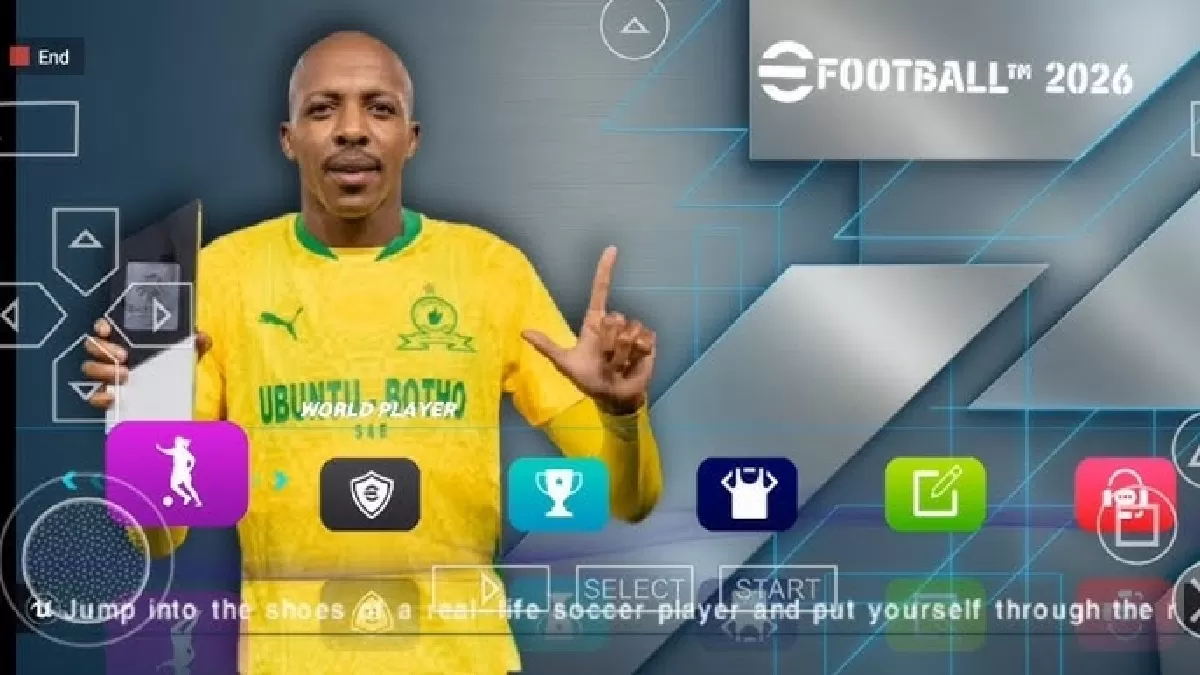 cara download eFootball 25 PES PPSSPP Mzansi Edition lengkap dengan password dan panduan setting offline Android untuk pengalaman bermain se