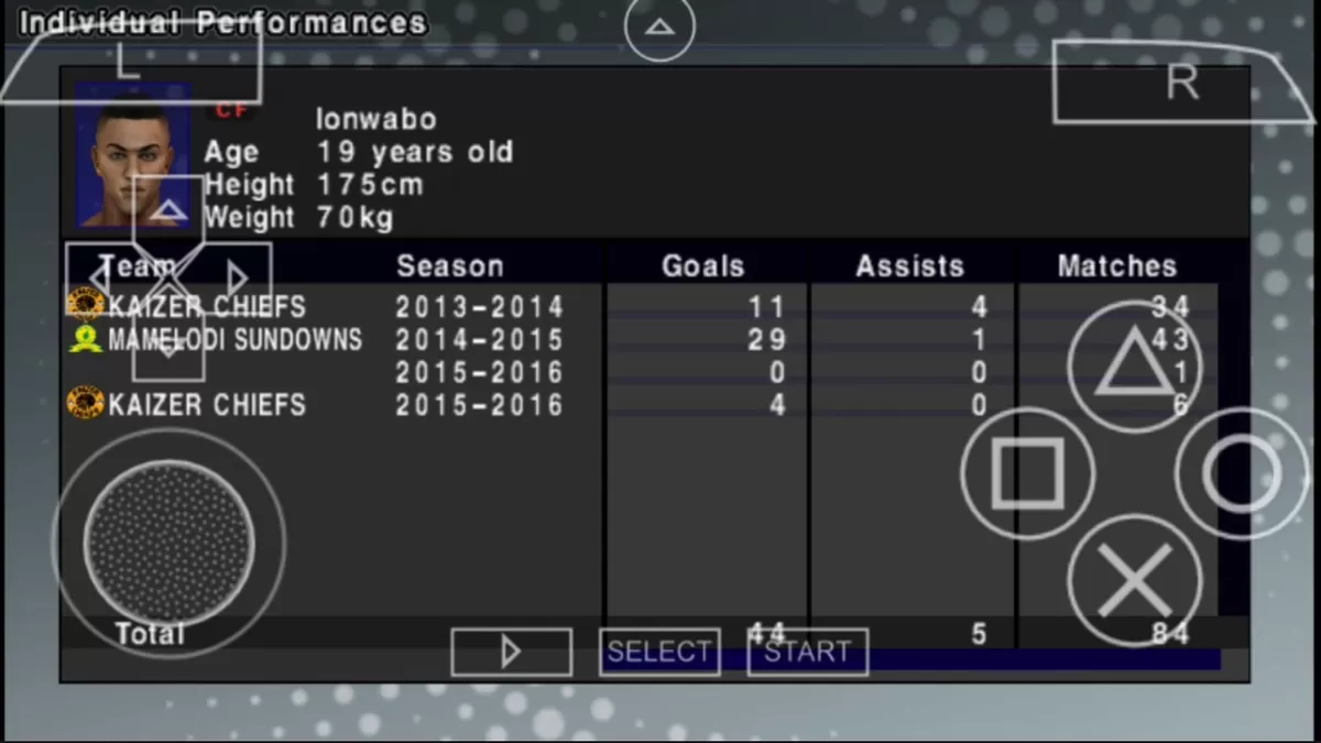 Unduh Snethemba Mtshizana PES 2026 PPSSPP dengan update transfer 2025/2026, jersey asli, tim Betway Premiership lengkap, dan gameplay lebih 