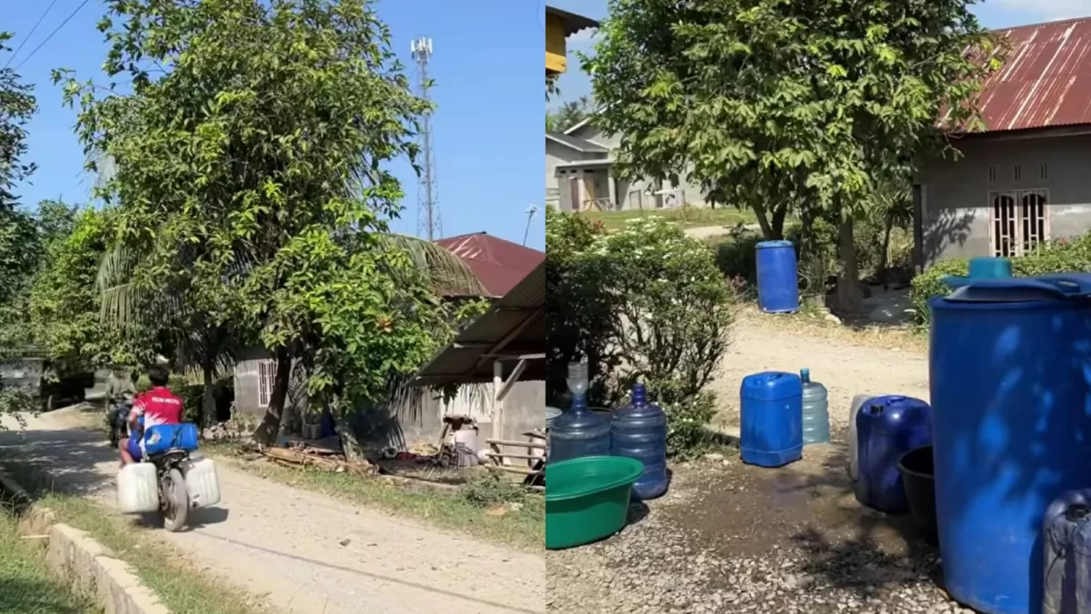 Warga di sebagian wilayah Aceh Tamiang masih mengalami krisis air bersih. (Instagram/faza.fauzan_)