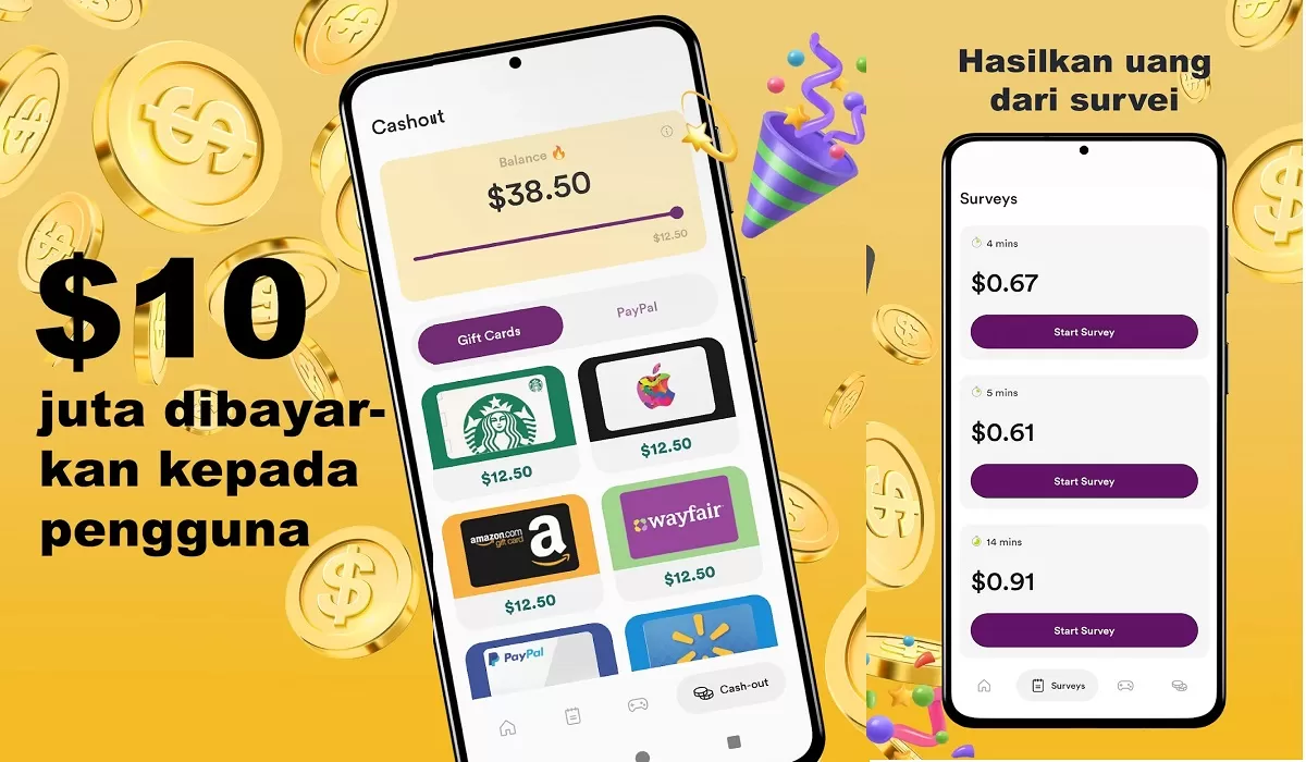 Apakah aplikasi Golden Surveys terbukti membayar? Simak ulasan lengkap mengenai cara kerja dan kebenaran klaim penghasilan hingga Rp150 ribu