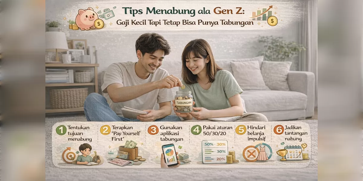 Ilustrasi Pelajari cara Gen Z mengatur uang di tengah gaya hidup (Desain AI )