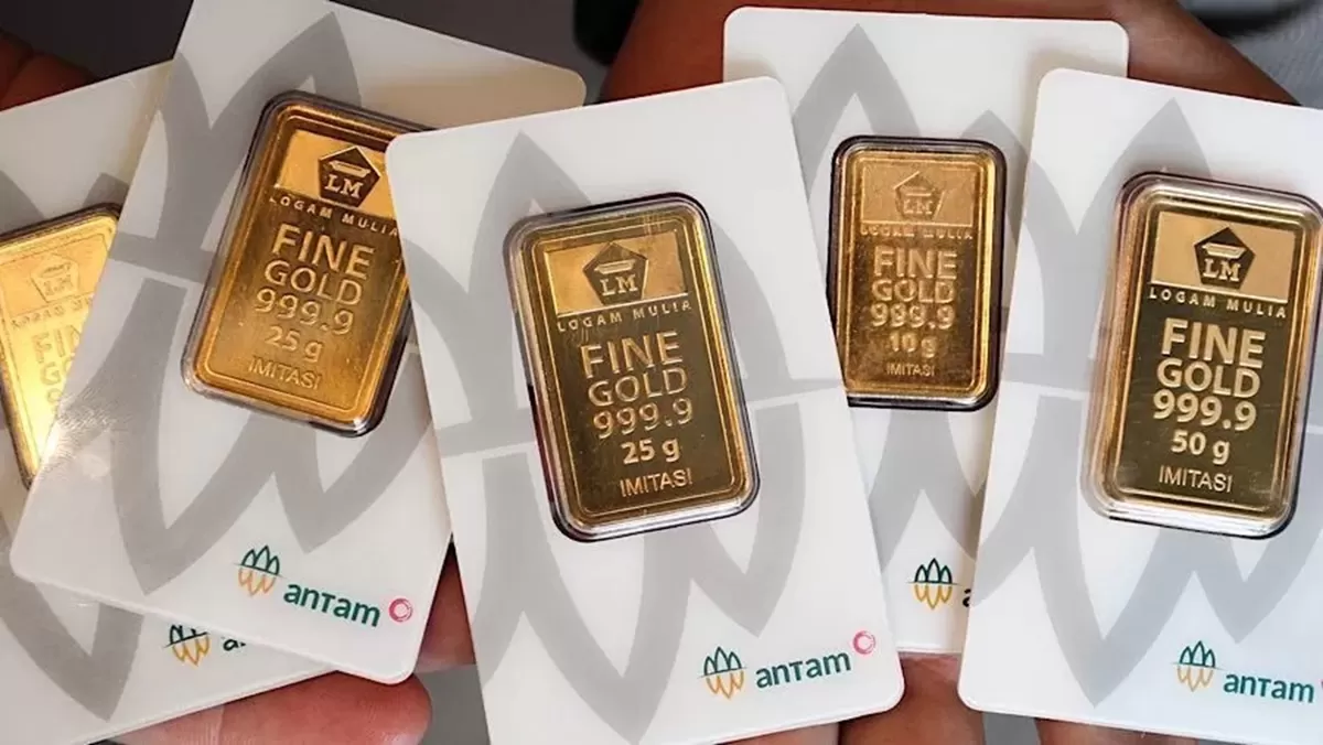 Harga Emas Antam Turun Rp20 Ribu Menjadi Rp2,839 Juta per Gram, Sementara Harga di Pegadaian Justru Naik