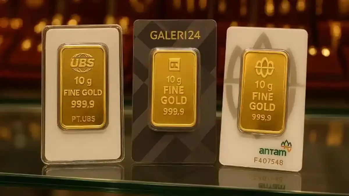 Harga Emas Antam 20 Februari 2026, Semua Ukuran Naik Tipis, Tembus Rp2.944.000 per Gram. (GEMINI AI)