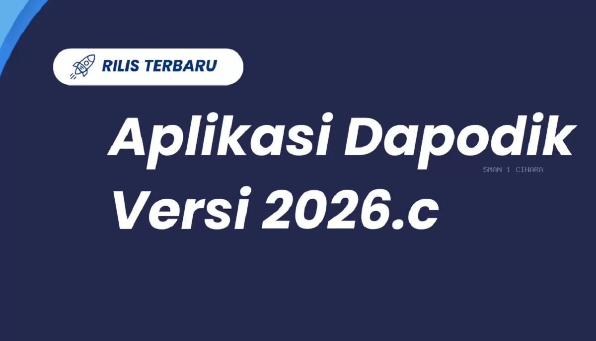 Input Pelaksana PBJ di Dapodik 2026.C