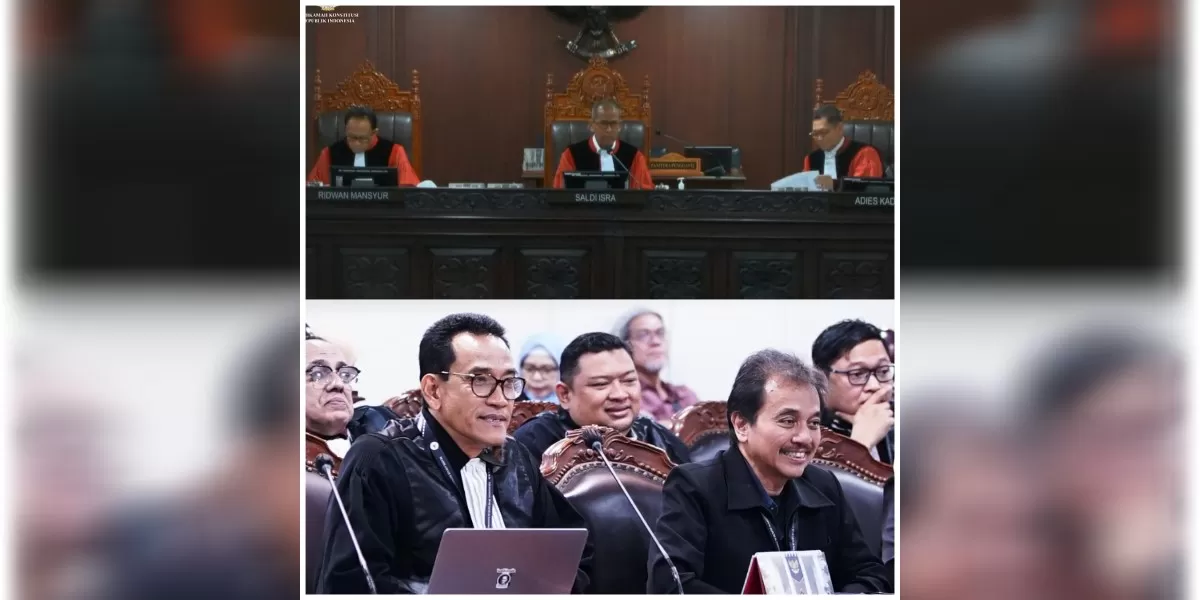 Saldi Isra tegur Refly Harun soal legal standing Roy Suryo cs. (Instagram @mahkamah_konstitusi)