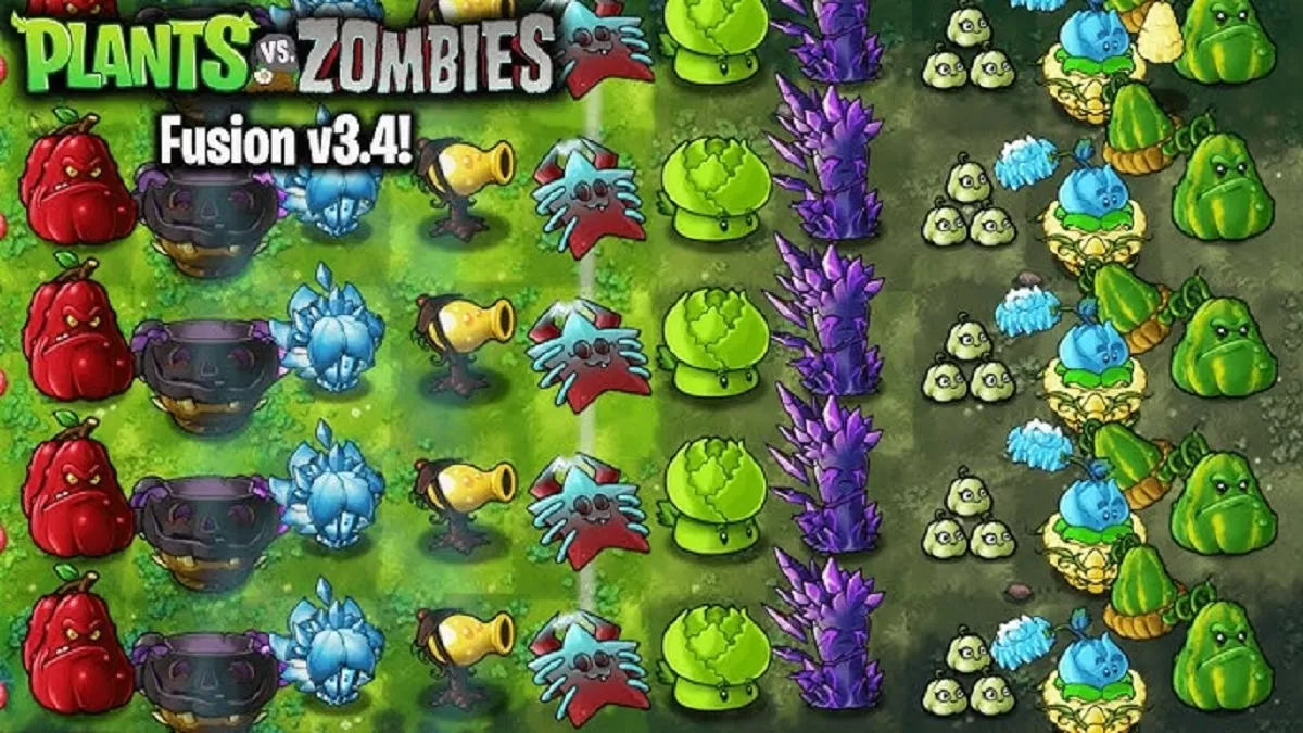 Fitur baru di Pvz Fusion 3.4 big update, termasuk resep tanaman baru dan zombie! Unduh sekarang melalui download link resmi