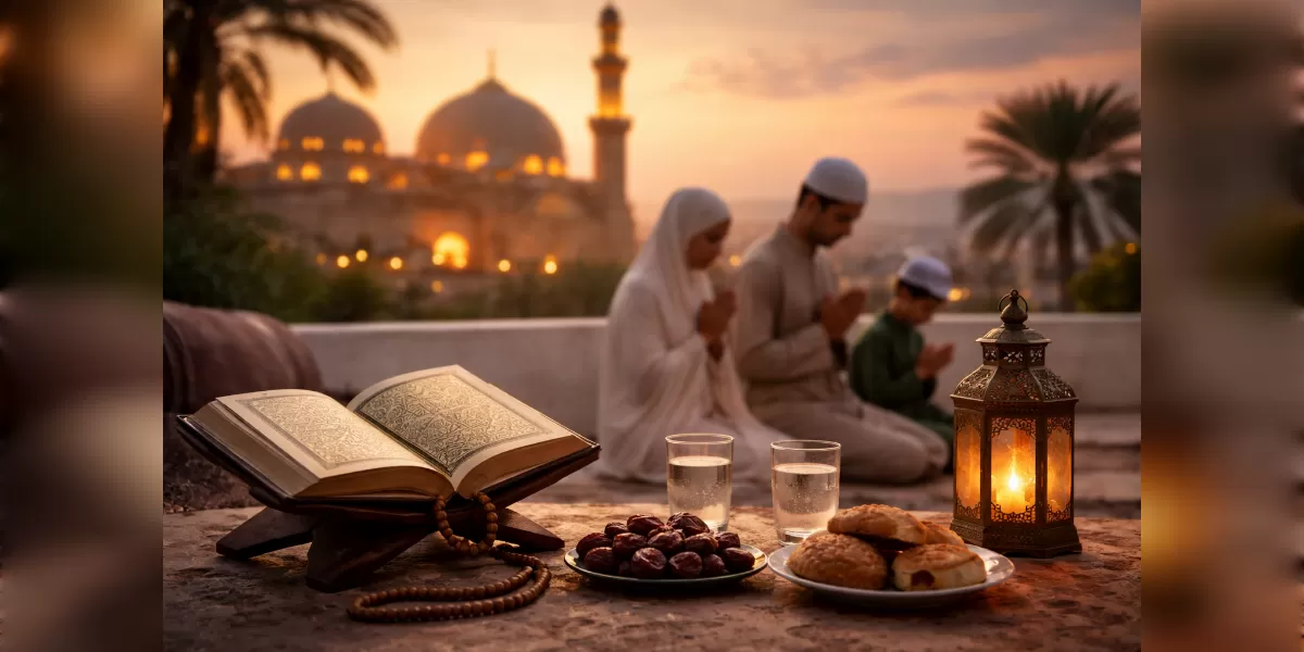 Foto ilustrasi keutamaan 10 hari pertama ramadhan dan amalan yang dianjurkannya (Desain AI)