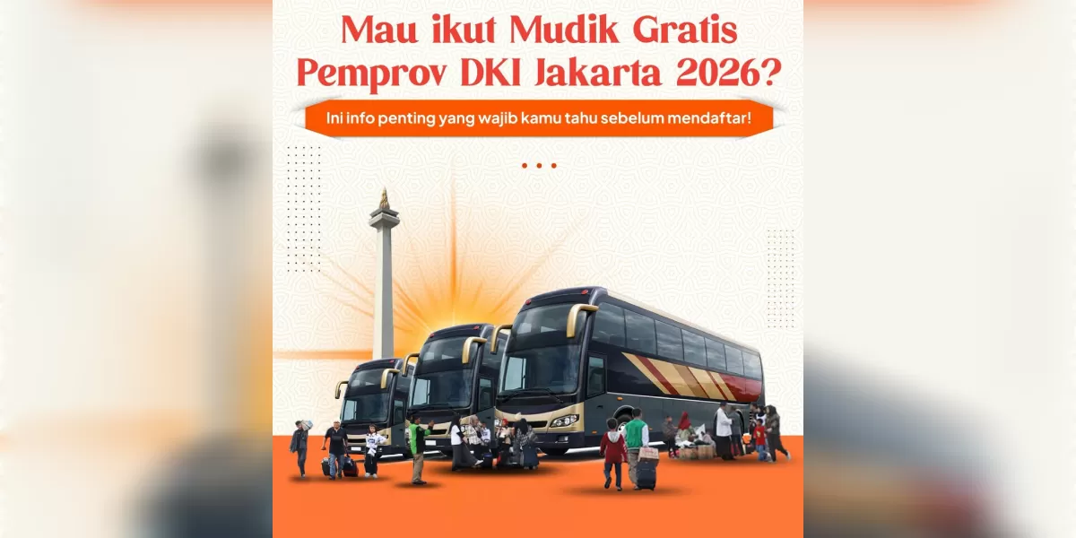 Mudik Gratis Pemprov DKI 2026 dibuka (Instagram @dishubdkijakarta)