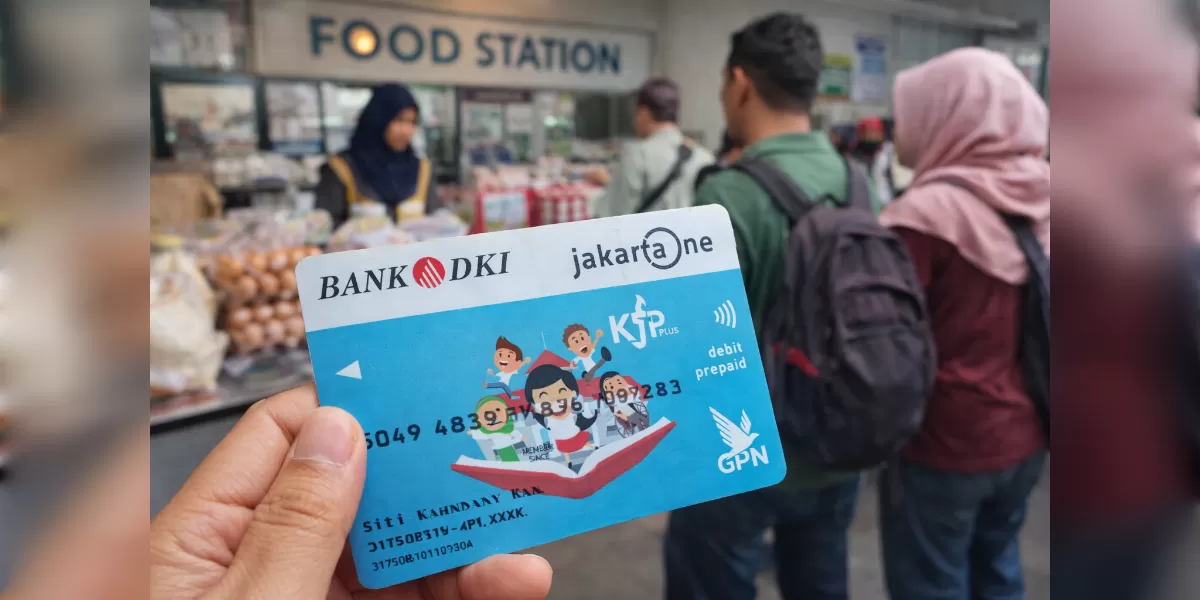 Foto ilustrasi Food Station tetapkan jadwal antrian KJP Ramadan 2026 (Desain AI )