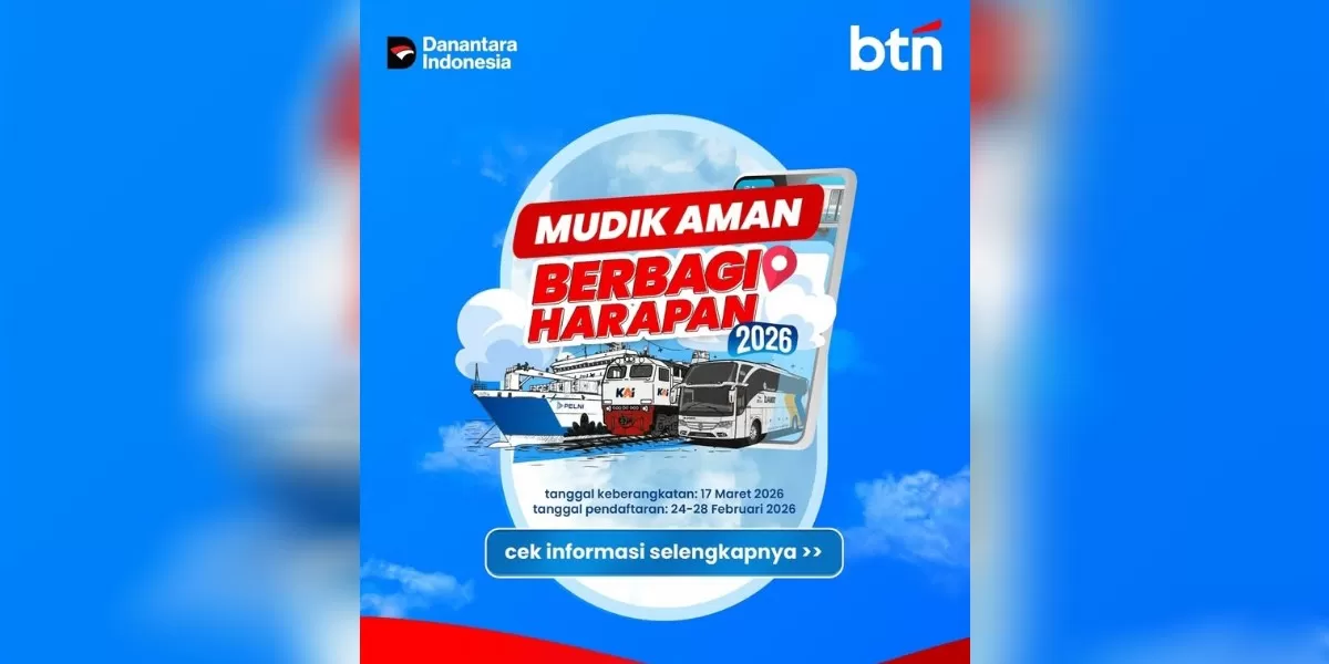 Program Mudik Gratis BTN 2026 Telagh dibuka (Instagram @btn)