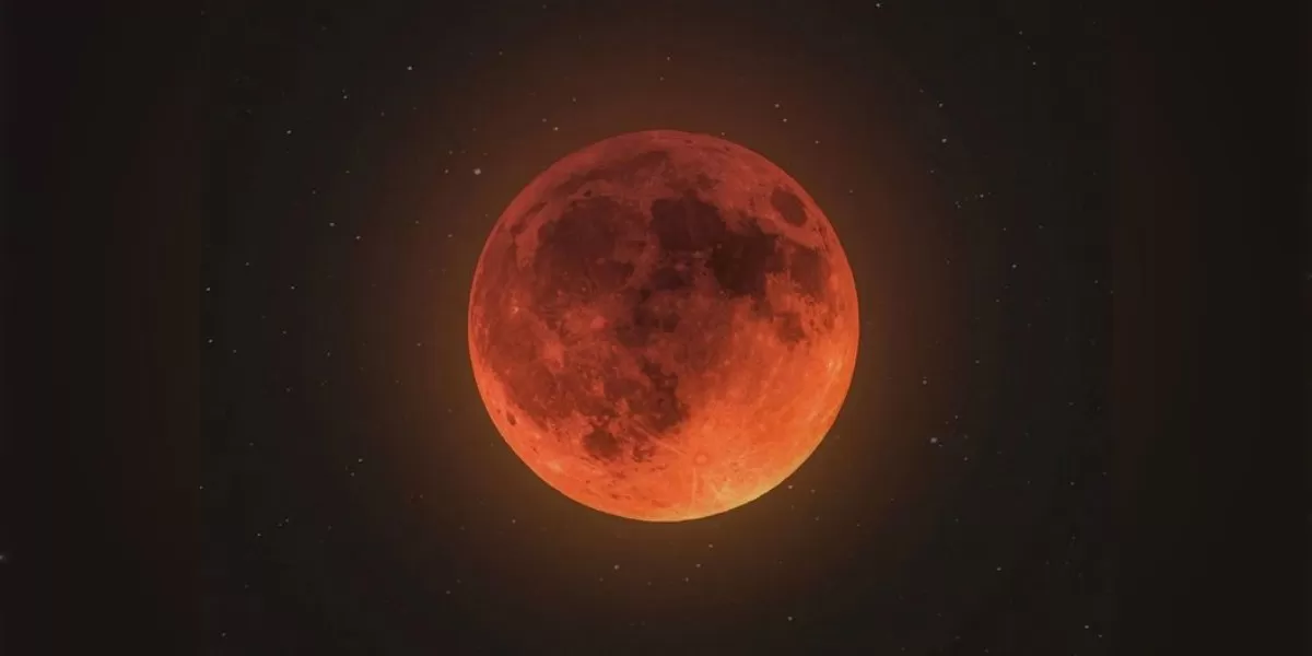 Gerhana Bulan Total  akan terjadi 3 Maret 2026 (Pinterest @yolande_streit)